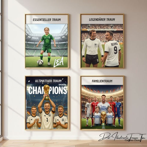 Magisches Porträt – Der Illustrierte Traum™ – Spezial für Fußballfans